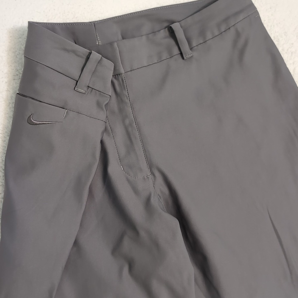 NIKE Dri Fit Tour Performance Golf Pants Gray Womens Sz 34x30